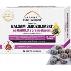 Bonifraterskie Balsam Jerozolimski Na Gardło z Prawoźlazem 32 Pastylki