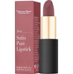 Pierre Rene Satin Pure Lipstick Pomadka Do Ust Satynowa 04 Rosie 4,8g