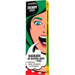 Venita Trendy Color 3w1 Maskara Do Rzęs Brwi Włosów 37 Szmaragdowa Zieleń