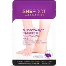 SheFoot Skarpetki Złuszczające Nasączone Maską Wygładza Skórę Pięty 1 Para
