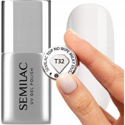 Semilac Top Milky Dust T32 Do Lakierów Hybrydowych Brokat Mleczny 7ml