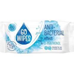 GoWipes Nawilżane Chusteczki dla Dzieci Antybakteryjne D-Panthenol 60 Sztuk
