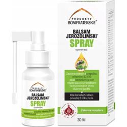 Bonifraterskie Balsam Jerozolimski Spray Na Gardło Propolis Eukaliptus 30ml