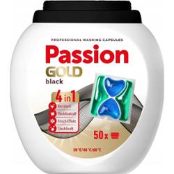 Passion Gold Black 4w1 Kapsułki Do Prania Czarnego Ochrona Koloru 50 szt