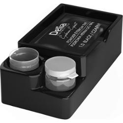 Delia Eyebrow Expert Henna Pudrowa Do Brwi Zestaw z Fiolką 1.0 Czarna