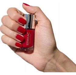 110 Semilac Lakier Klasyczny Nail Lacquer Classic Red 9 ml