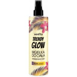 Venita Trendy Glow Rozświetlająca Mgiełka Do Ciała Brokat Pearl Gold 200ml