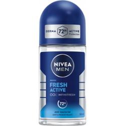 Nivea Men Fresh Active 72H Antyperspirant Męski Antybakteryjny w Kulce 50ml