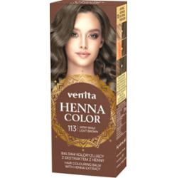 Venita Ziołowy Balsam Koloryzujący Naturalna Henna Do Włosów 113 Jasny Brąz
