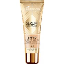 Bielenda Serum Make-Up Korygujący Fluid Podkład Do Twarzy SPF 50 nr 3 30g