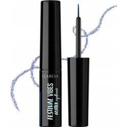 Claresa Festival Vibes Trwały Eyeliner Brokatowy Granatowy 02 Blueglow 4g