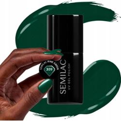 Semilac Lakier Hybrydowy Do Paznokci Pine Green 309 Ciemnozielony Las 7ml