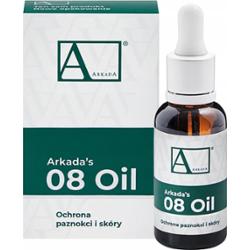 Arkada 08 Oil Ochronny Antybakteryjny Płyn Do Paznokci i Skóry Mięta 30ml