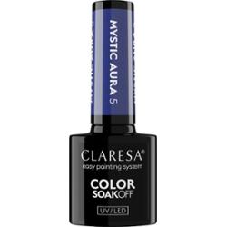 Claresa Lakier Hybrydowy Do Paznokci Klasyczny Granatowy Mystic Aura 5 5g