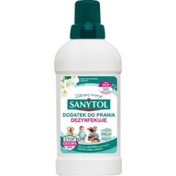 Sanytol Dezynfekujący Dodatek Płyn Do Prania Zapach Białych Kwiatów 500ml