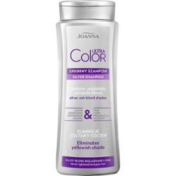 Joanna Ultra Color Srebrny Szampon Do Włosów Blond Siwych Popielatych 400ml