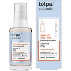 Tołpa Authentic Nawilżające Serum Pod Oczy i Na Usta z Witaminą E 30ml