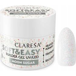 Claresa Soft Easy Builder Żel Budujący UV/LED Moon Sugar Mleczna Biel 12g