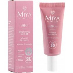 Miya myBBalm Rozświetlający Krem BB z Witaminą C i SPF 30 02 Natural 30ml