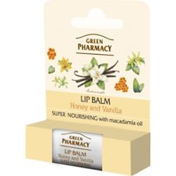 Green Pharmacy Mocno Odżywczy Balsam Pomadka Do Ust Miód i Wanilia SPF 10