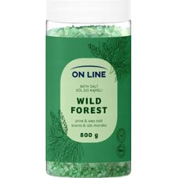 On Line Relaksująca Pielęgnująca Sól Do Kąpieli Sosna Wild Forest 800g