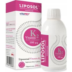 Aliness Liposol Witamina K2 Suplement Diety Kości Krzepnięcie Krwi 250ml
