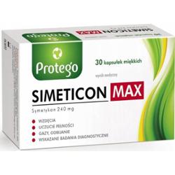 Protego Simeticon MAX Suplement Diety Uczucie Pełności Wzdęcia 30 Kapsułek