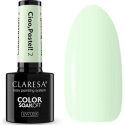 Claresa Lakier Hybrydowy Do Paznokci Pastelowy Miętowy Ciao Pastel 2 5g
