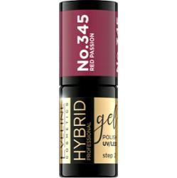 Eveline Hybrid Lakier Hybrydowy Do Paznokci Czerwony 345 Red Passion 5ml