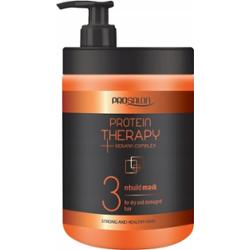 Prosalon Odbudowująca Maska Do Włosów Suchych Keratyna Proteiny 1000ml 1L