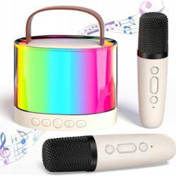 CoolStaff Głośnik + 2 Mikrofony Bezprzewodowe Zabawka Dla Dzieci Bluetooth Do Karaoke