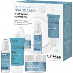 Floslek Niacinamide Zestaw Prezentowy Kosmetyków Krem Do Twarzy i Rąk Serum