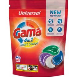 Gama Universal Kapsułki Do Prania Białego Kolorowego Czarnego 60 Kapsułek