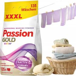 Passion Gold Proszek Do Prania Kolorów Kolorowych Tkanin 135 Cykli 8,1kg