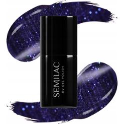 Semilac Lakier Hybrydowy Do Paznokci Manicure Granat 937 Midnight Fever 7ml