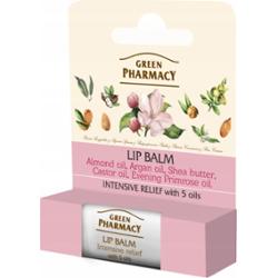 Green Pharmacy Zmiękczający Balsam Pomadka Do Ust 5 Olejków Wit E SPF 10