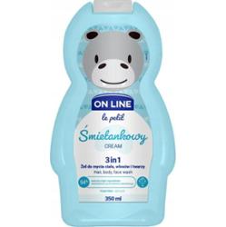 On Line Le Petit Żel Do Mycia Ciała Włosów Twarzy Dzieci 1+ Śmietanka 350ml