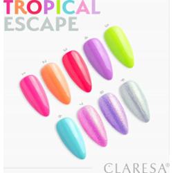 Claresa Lakier Hybrydowy Do Paznokci Tropical Escape 8 Brokatowa Lawenda 5g