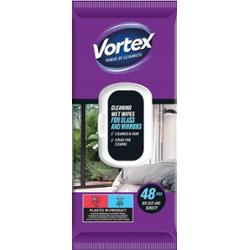 Vortex Wielorazowe Ściereczki Chusteczki Nawilżane Do Szkła Luster 48 Sztuk
