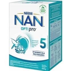 Nestle NAN Optipro 5 Mleko Następne Junior 650g