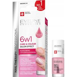 Eveline odżywka do paznokci 6w1 Nail Therapy Professional Crystal Rose 5 ml