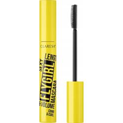 Claresa FlyGirl Comb Curl Podkręcająco Wydłużający Tusz Do Rzęs Czarny 10g