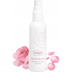 Ziaja Satin Glow Pielęgnująca Mgiełka Do Twarzy i Ciała Płatki Róży 90ml