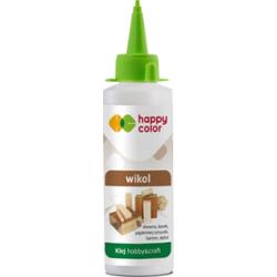 Happy Color Przezroczysty Klej Wikol Do Drewna Skóry z Aplikatorem 100g