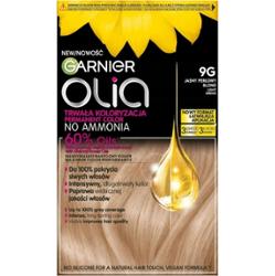 Garnier Olia Trwała Farba Do Włosów Bez Amoniaku 9G Jasny Perłowy Blond