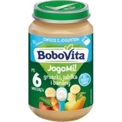 Bobovita JogoMi Deser Owoce z Jogurtem Gruszki Jabłka i Banany 190g