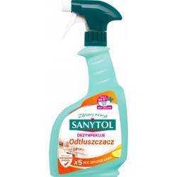 Sanytol Odtłuszczacz Spray Do Czyszczenia Dezynfekcji Kuchni Cytryna 500ml