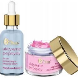 Ava Aktywne Peptydy Zestaw Prezentowy Kosmetyków Maska + Serum Do Twarzy