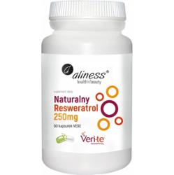 Aliness Naturalny Resweratrol Suplement Diety Układ Krążenia Serce 60 Kaps