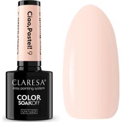 Claresa Lakier Hybrydowy Do Paznokci Pastelowy Nude Ciao Pastel 9 5g